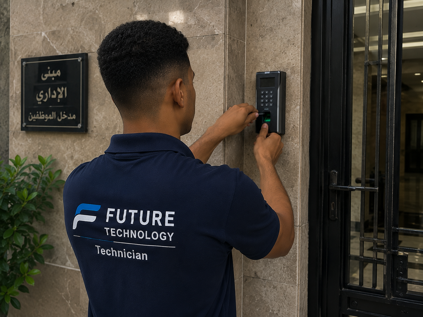 Access control installation