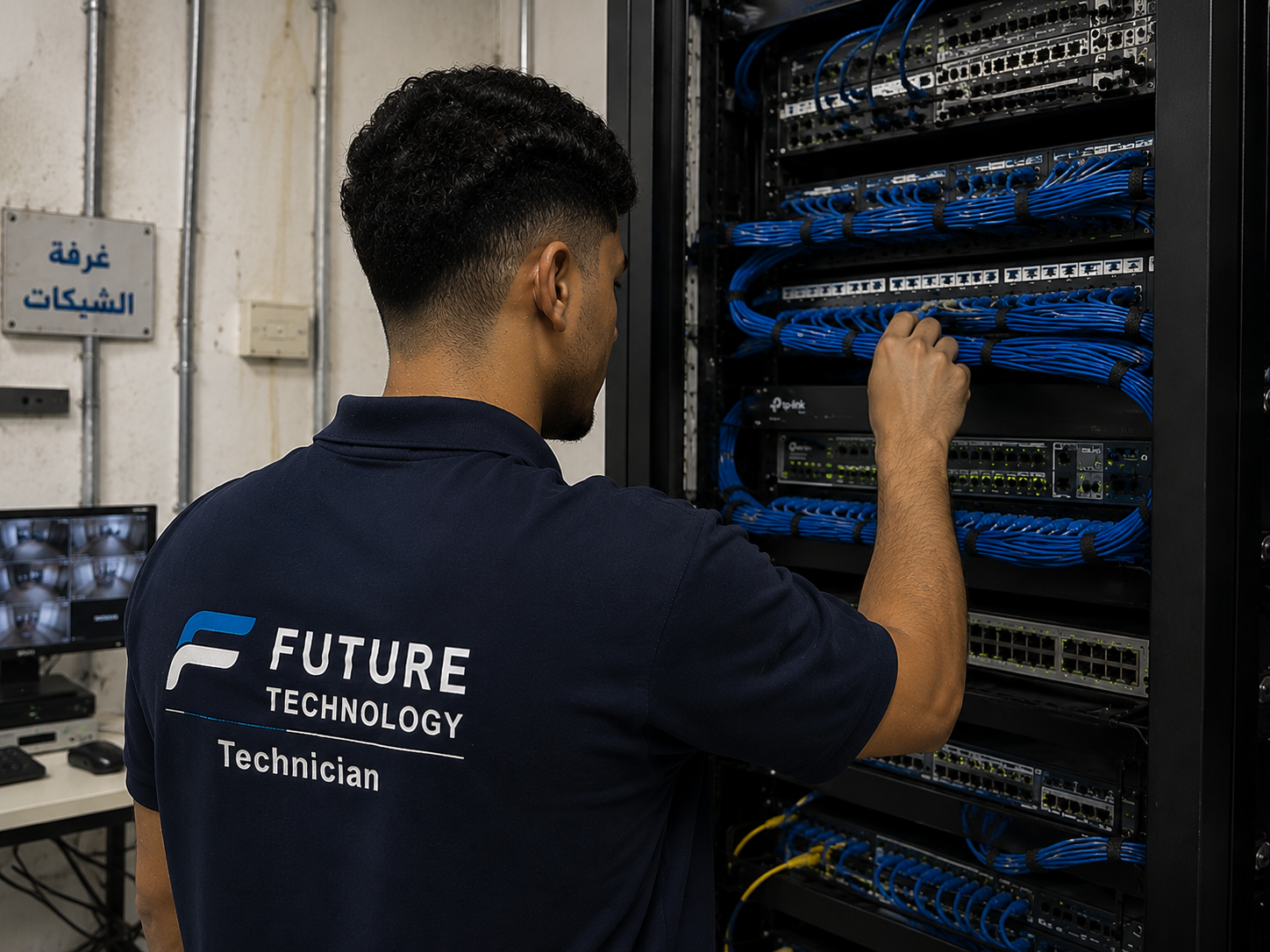 Network switch installation