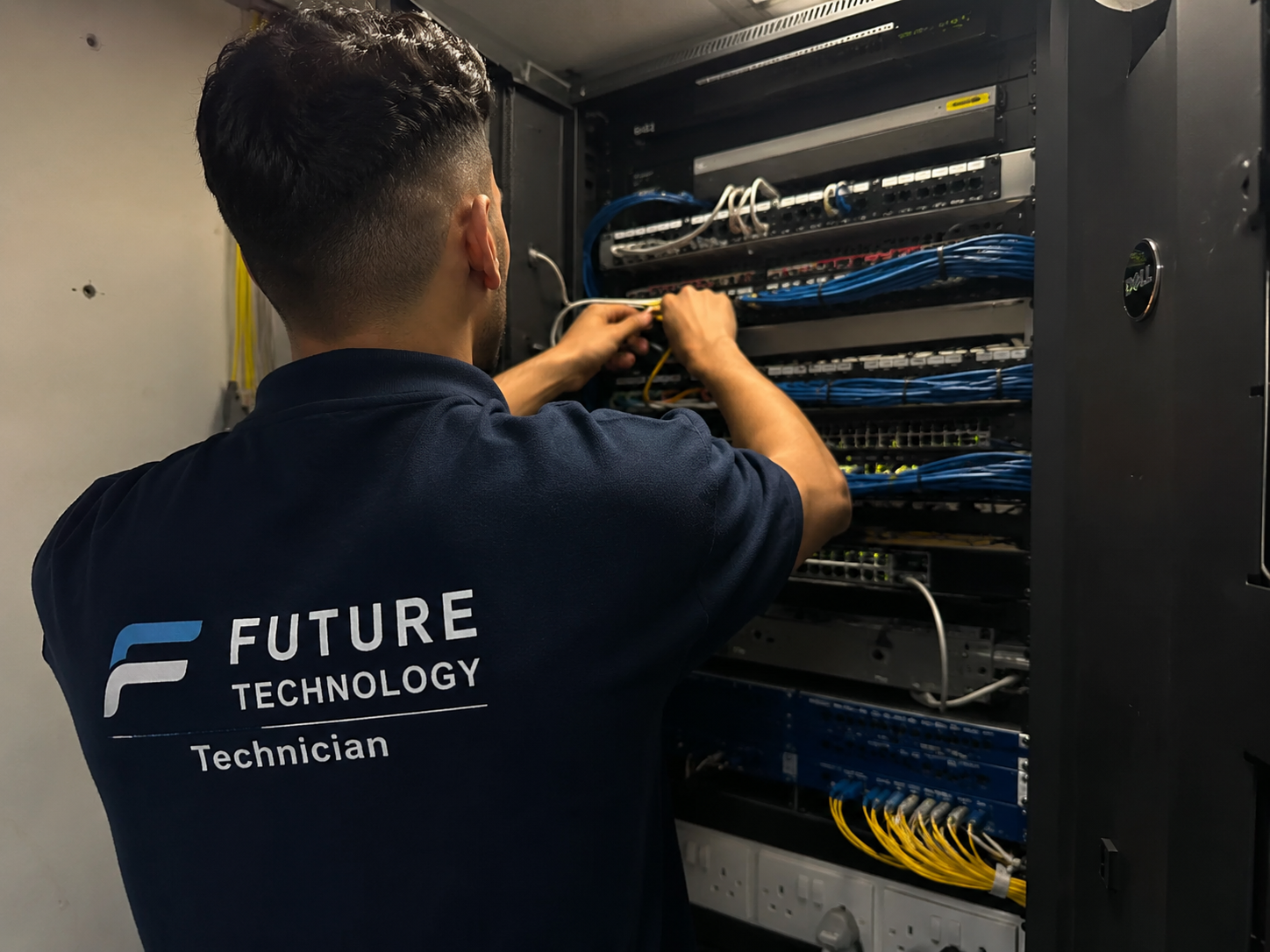 Network rack installation